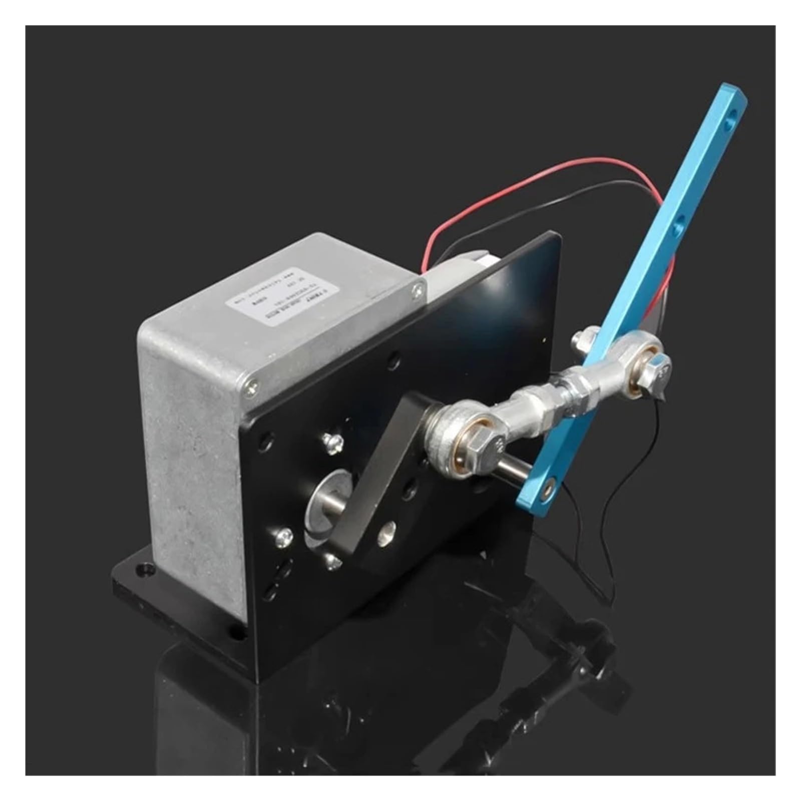 Linearantriebsmotor DC 12V 24V DIY Hubkolbenmotor Stellantrieb Geschwindigkeit einstellbarer Winkel 35/60/90 Grad mit Netzteil und Geschwindigkeitsregler(24V 28RPM)