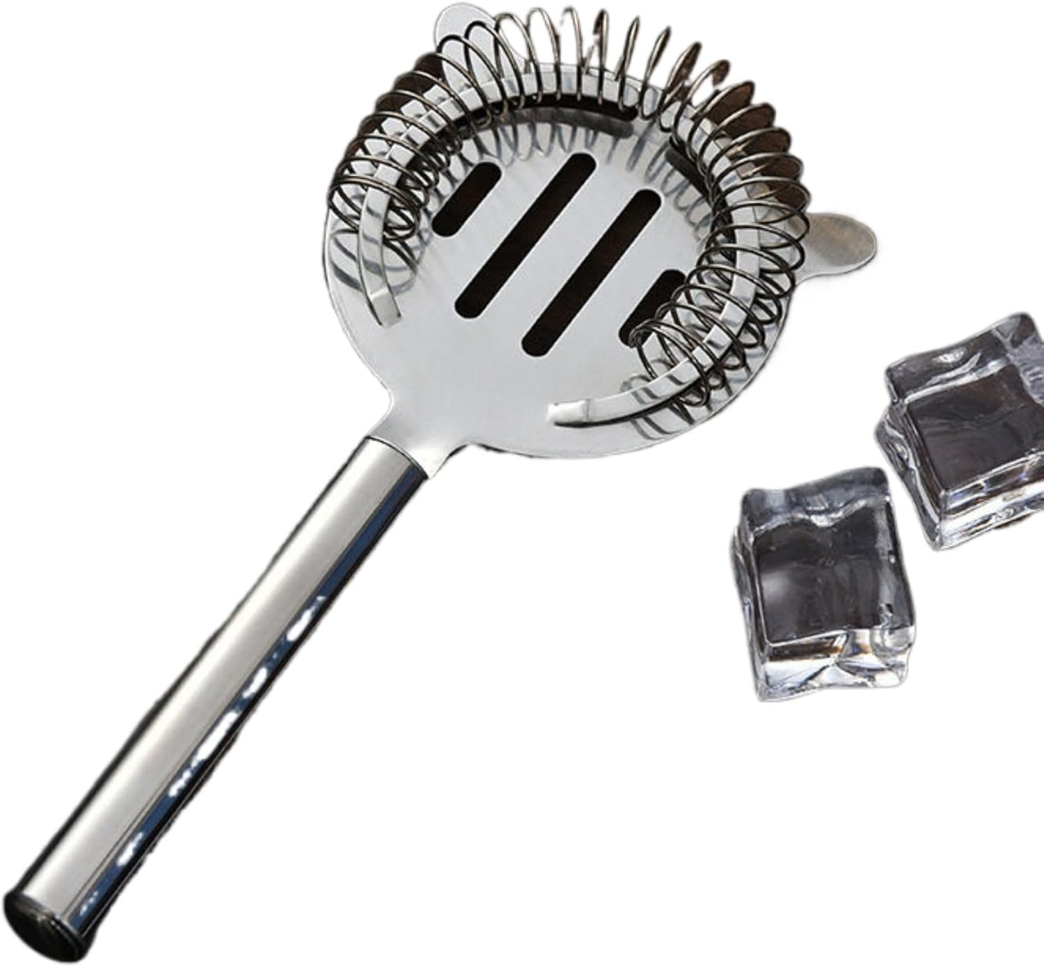 304不锈钢弹簧滤冰器 长柄隔冰器鸡尾酒调酒咖啡奶茶档冰酒吧工具 KCookware Accessories - 1203