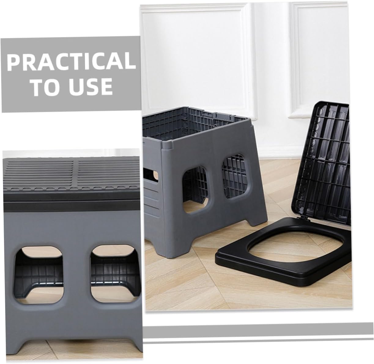 Portable Folding Toilet for Camping Travel Potty Lightweight and Durable Emergency Toilet for Outdoor Use Versatile Stool for Car and Hiking Activities