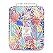 Pencil Case Holder Slot - Holds 202 Colored Pencils or 136 Gel Pens with Zipper Closure - Large Capacity Polyester Pen Organizer for Watercolor Pens or Markers - Perfect Gift for Artist Midsummer