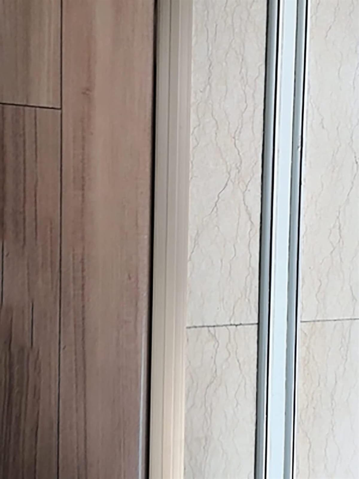 Profilo di Transizione, Striscia di Soglia, Riduttore da pavimento a laminato/legno a piastrelle, ideale for la copertura del collegamento degli spazi tra piastrelle(Gold)
