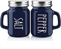 Vista 10 de Juego de salero y pimentero de 4 onzas, bonito salero y pimentero, decoración de cocina para el hogar, restaurantes, bodas, juegos de coctelera