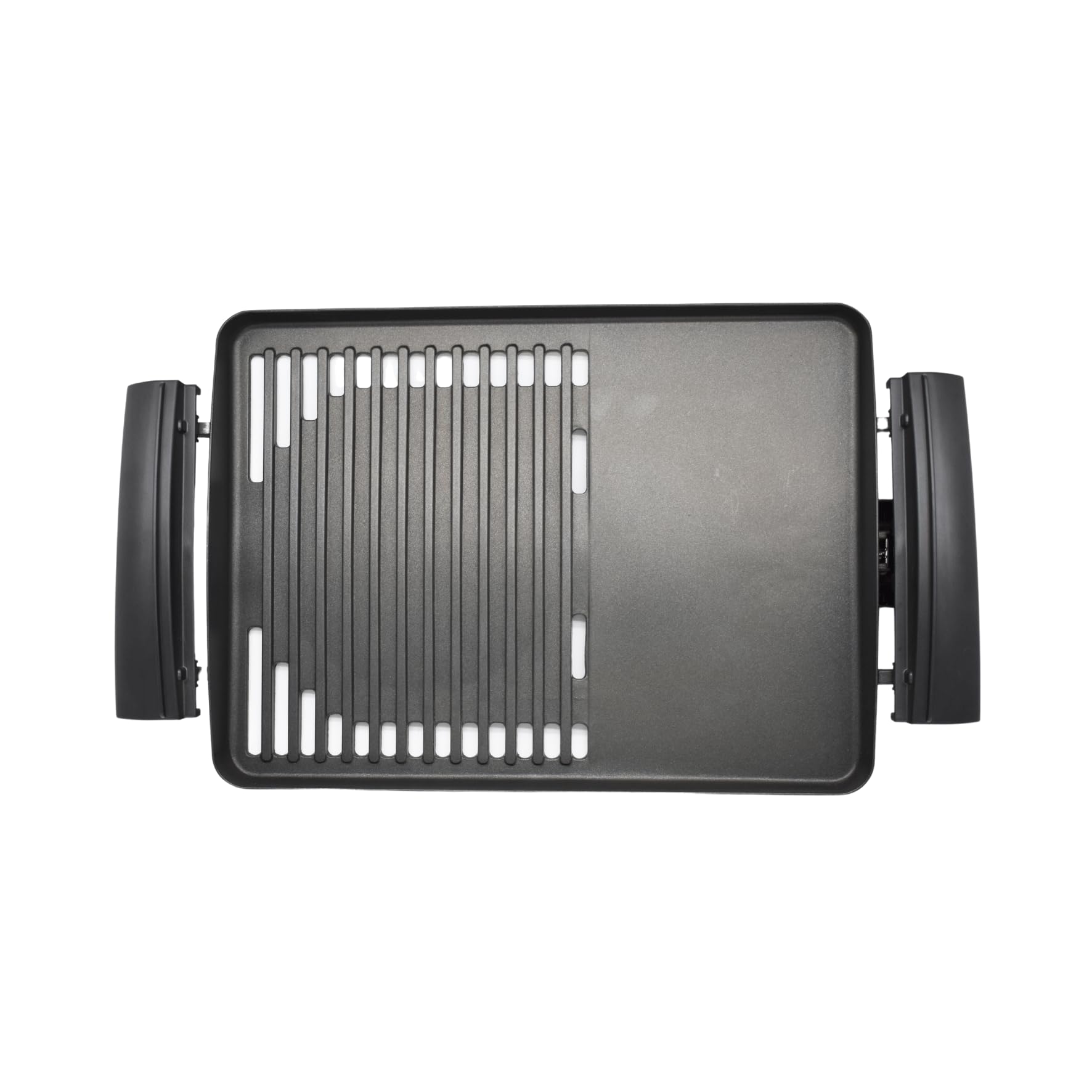 Steba VG 195 elektryczny grill stołowy, wysokiej jakości płyta z powłoką nieprzywierającą, bezstopniowa regulacja temperatury, niski fat: płyn do smażenia spływa do tacki, kabel przyłączeniowy 2 m, 2200 W