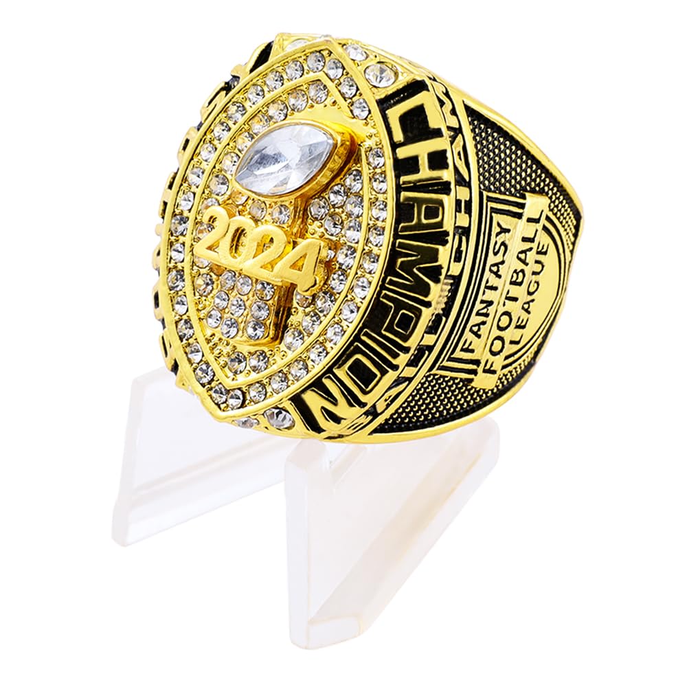 2024 Fantasy Football Championship Ring Award Preis Sportsieger FFL Champion Ring