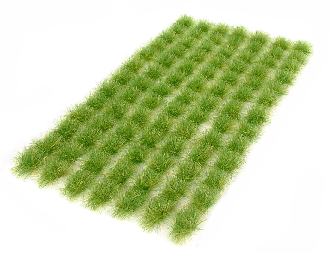 Warpainter scenics 6mm Green Grass Tufts x117 Self Adhesive Static Model -