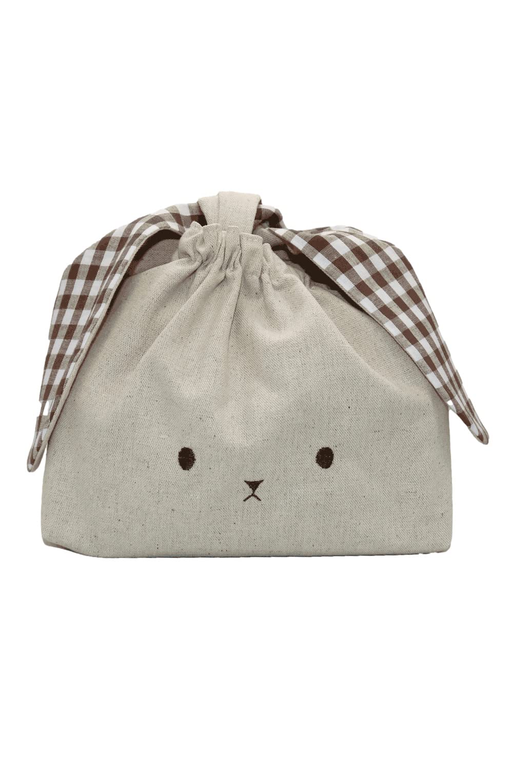 Amazon | うさ耳が持ち手の弁当袋 結ぶタイプ あづま袋 刺繍 かわいい 