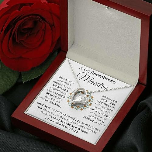 Vista 3 de Regalo Para Maestra - Regalos Para Maestras Personalizados, Accesorios Para Mujer Joyeria, Joyeria De Oro 14k Para Mujer En Oferta, Juego De