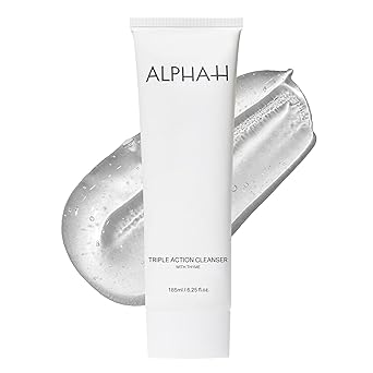 Alpha-H Triple Action Cleanser with Thyme 3-in-1 Gel Face Cleanser for Makeup Removal, Oil Control & Balanced Skin