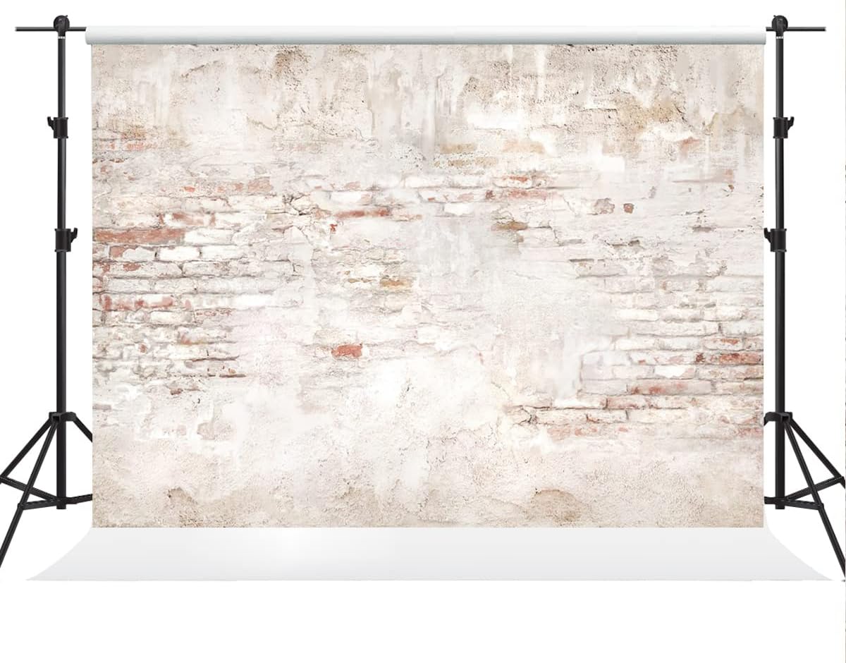 Kate 7×5ft Brick Wall Backdrop Brick Photography Backdrop Fabric Background Seamless Photo Studio Props for Video Pictures
