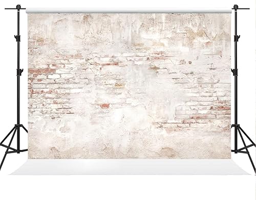 Kate Telón de fondo de pared de ladrillo de 10 x 8 pies, fondo de tela sin costuras, accesorios de estudio fotográfico para fotos de video
