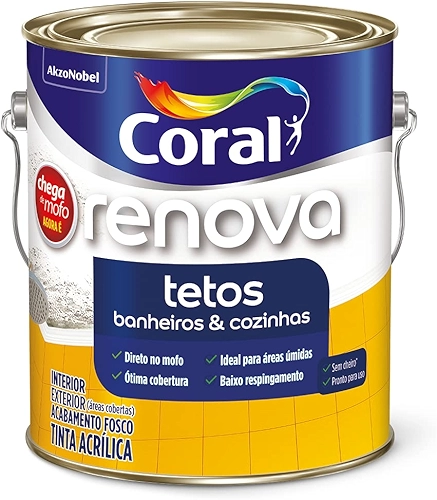 Tinta Fosco Chega de Mofo Econômico 3,6l Branco