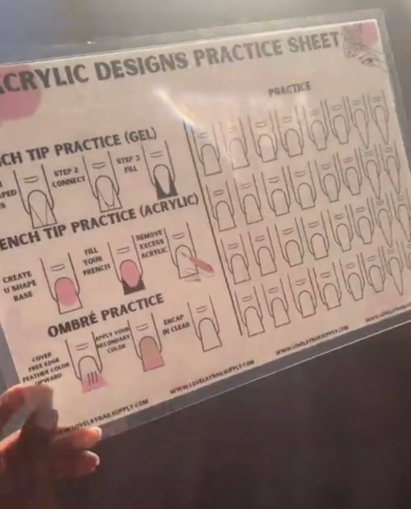 amazon-com-nail-art-practice-sheet-reusable-nail-art-training-mat-acrylic-nail-sculpting-art-stencil-guide-french-tip-nail-art-worksheet-3d-nail-design-training-sheet-practice-how-to-do-acrylic-nail for Free Printable Nail Art Practice Sheet Pdf Amazon.com: Nail Art Practice Sheet reusable Nail Art training mat Acrylic Nail sculpting Art stencil Guide French Tip Nail art worksheet 3D Nail design training sheet, Practice how to do acrylic Nail for Free Printable Nail Art Practice Sheet Pdf