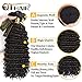 QTHAIR 14A Brazilian Hair Deep Wave 3 Bundles with 4x4 Lace Closure(18