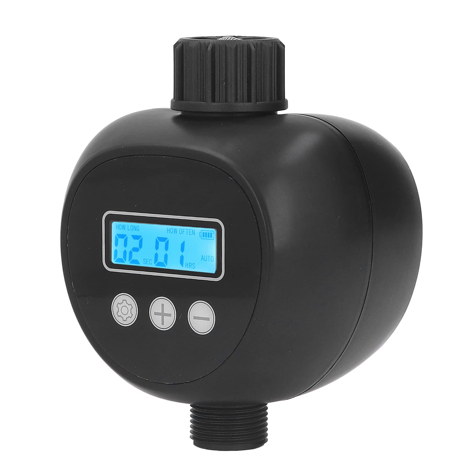 Fdit Timer Automatico per Irrigazione G3/4 con Schermo LCD e Ingresso Orientabile for Giardino, Prato, Balcone