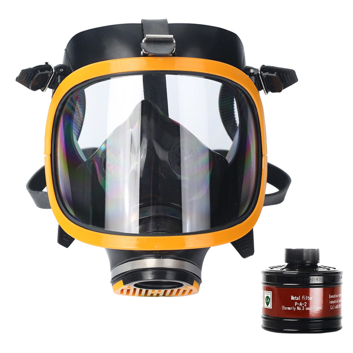 Maschera Antigas Intera Con Filtro RD40 ABEK2P3R – Protezione Totale Per Vapori, Gas, Polveri E Ammoniaca