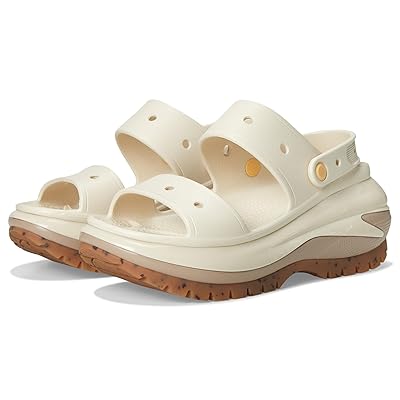 Crocs Classic Mega Crush Sandal Shoes Taupe