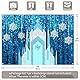 Luminora 2,1 x 1,5 m Eis- und Schneeschloss-Hintergrund, Winter-Schneeflocken, Geburtstagsparty-Hintergrund, Prinzessinnen-Babyparty-Dekoration, Banner (kein Glitzer, keine Pailletten), Foto-Requisite
