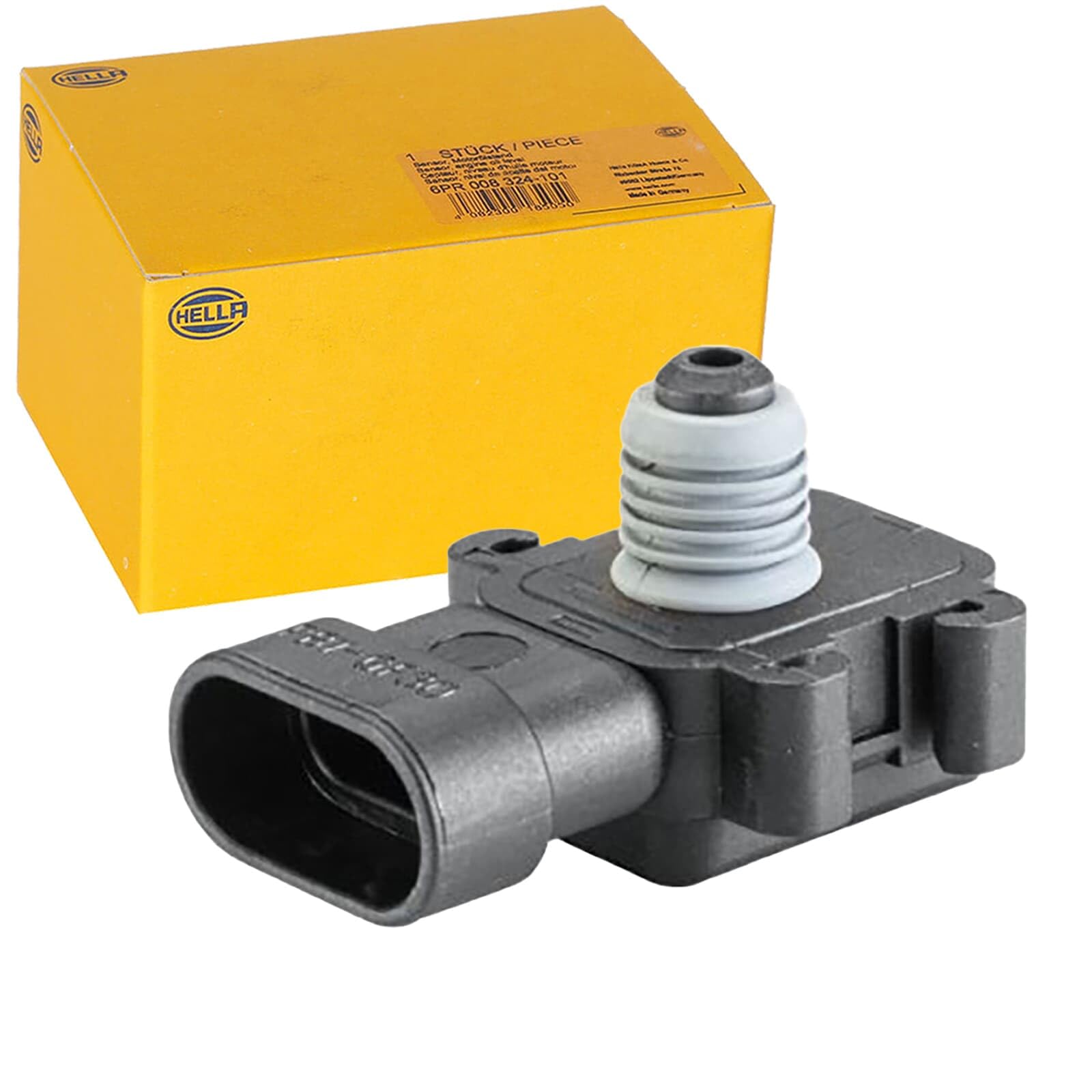HELLA Boost Pressure Sensor Fits Renault Avantime Espace Volvo 6PP 358 152-131