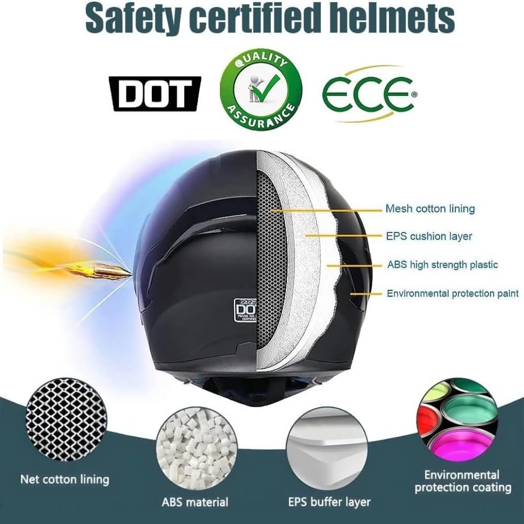 Casco Moto Modular con Bluetooth Integrado, ECE Homologado Casco Integrales Flip Up Moto Jet Scooter, Guantes y Máscara Gratis