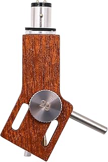Alnicov Phono Headshell with Lead Wires Wooden Universal LP Phono Cartridge Holder Kit Replacement