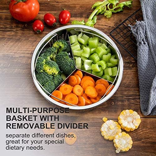 Artcome 91 PCS Accessories Set for Pressure Cooker 5,6,8 Qt - 60 Pcs Parchment Papers, 2 Steamer Baskets, Springform Pan, Stackable Egg Steamer Rack, Egg Bites Mold & More