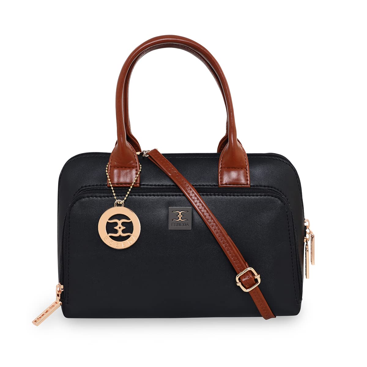 ESBEDA Black Color Solid Pattern Fancy Designer Handbag For Women (B09Q5CXH4L) Amazon Price History, Amazon Price Tracker