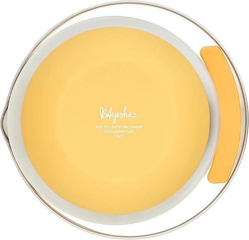Miniatura 12 de Ayesha Curry Kitchenware Pantryware - Cuencos para mezclar de acero inoxidable, juego de 3 piezas, color plateado con asas de color