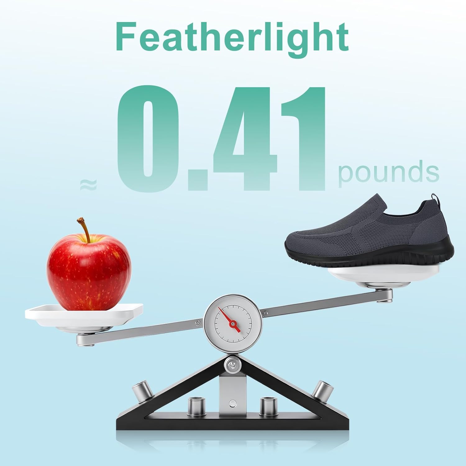 konhill Men's Breathable Tennis Shoes - Walking Casual Slip on Athletic Sneakers - Image 4