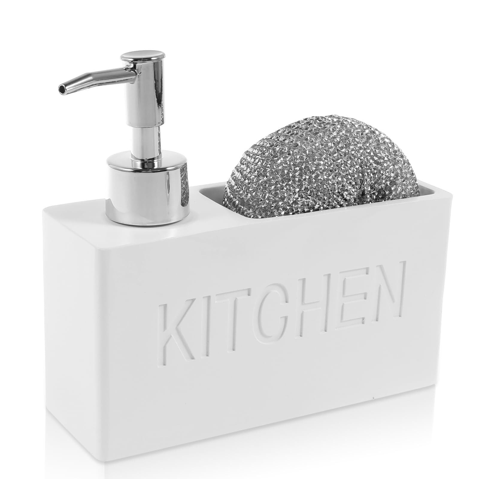 Empty Barthroom and Dish Kitchen Soap Dispenser Set Decor for Counter