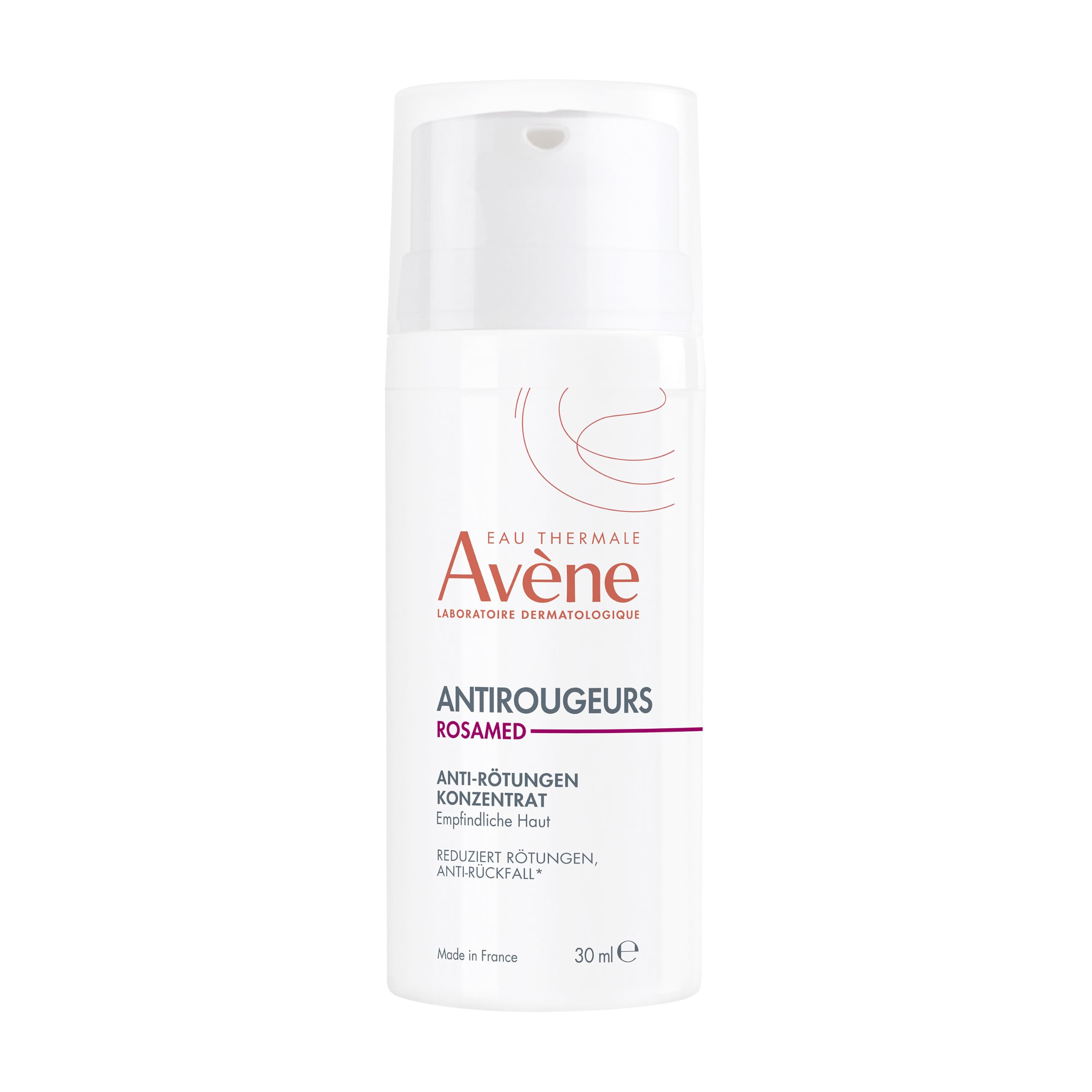 AVÈNE Rosamed Antirougeurs Konzentrat - Reduziert Rötungen bei Rosazea - Mit Thermalwasser, Angiopausine™ - Hydriert & Beruhigt - Für empfindliche bis überempfindliche Haut - 30 ml