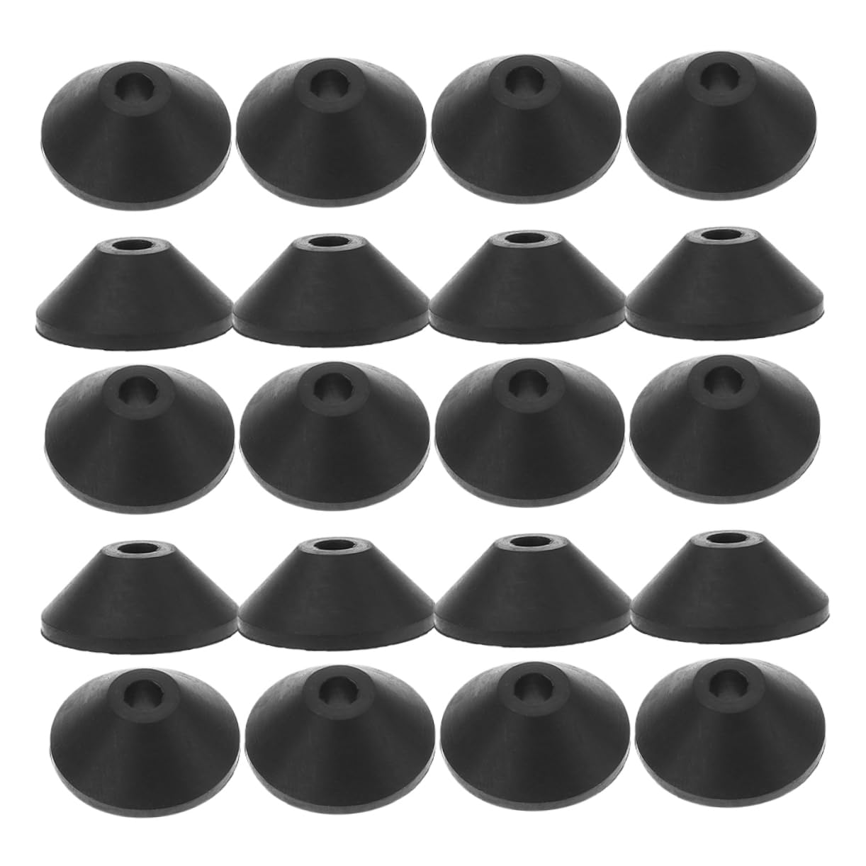Gadpiparty Lot De 5 Rondelles En Caoutchouc Pour Vis De Toilettes Rondelles Anti-fuites Coniques Pour Réservoir De Toilettes 30 Pièces X 5