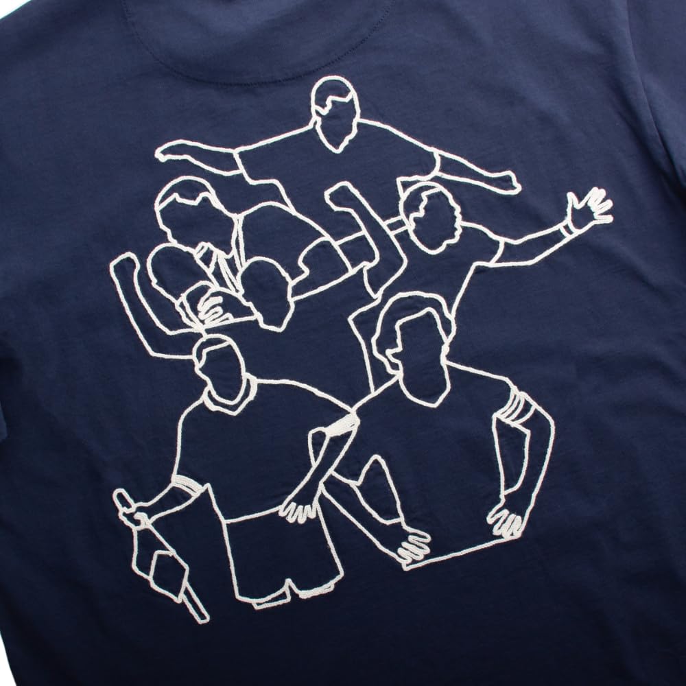 COPA - Francia Legends - T-Shirt Ricamata - Uomo - XS - Blu