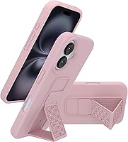 Vista 55 de Funda de silicona con soporte de LAUDTEC compatible con iPhone 7/8/SE, soporte de metal con soporte de pie vertical y horizontal, cubierta flexible