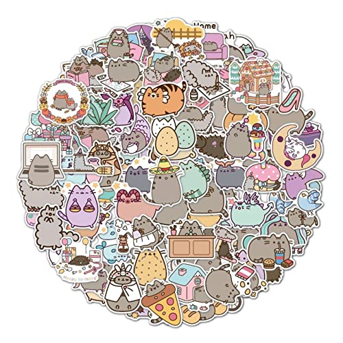 50/100 unids lindo gato kawaii pegatinas estéticas portátil teléfono botella de...