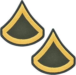 Army Private 1st Class E-3 Rank Sew on Rank for Class A