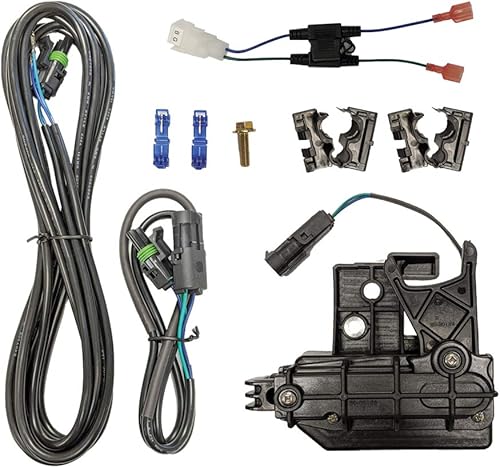 Miniatura 2 de POPNLOCK LLC Pop & Lock PL8547HD - Cerradura de puerta trasera eléctrica para Tacoma/Tundra, color negro