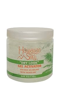 Hawaiian 10011 Silky Hawaiian silky dry look gel activator 16 fluid ounce, Gray, 16 Fl Ounce