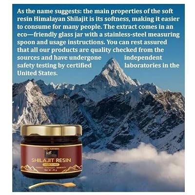Pure 100% Himalayan Shilajit, Soft Resin, Organic, Extremely Potent (20G, Pack of 1)