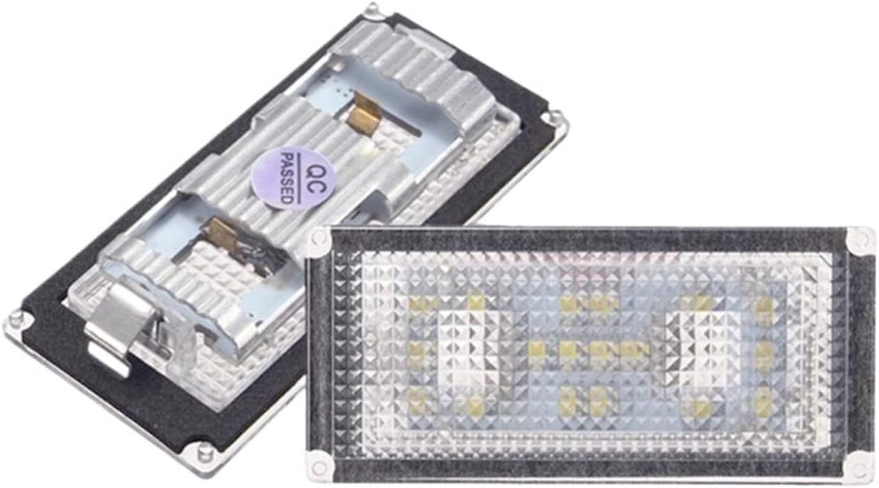 L-ed Number Plate Lamp Fit For BMW 7-Series E65 E66 730i 735i 740i 740d 745i 750i 2006 2007 2008 White License Plate Light Assembly