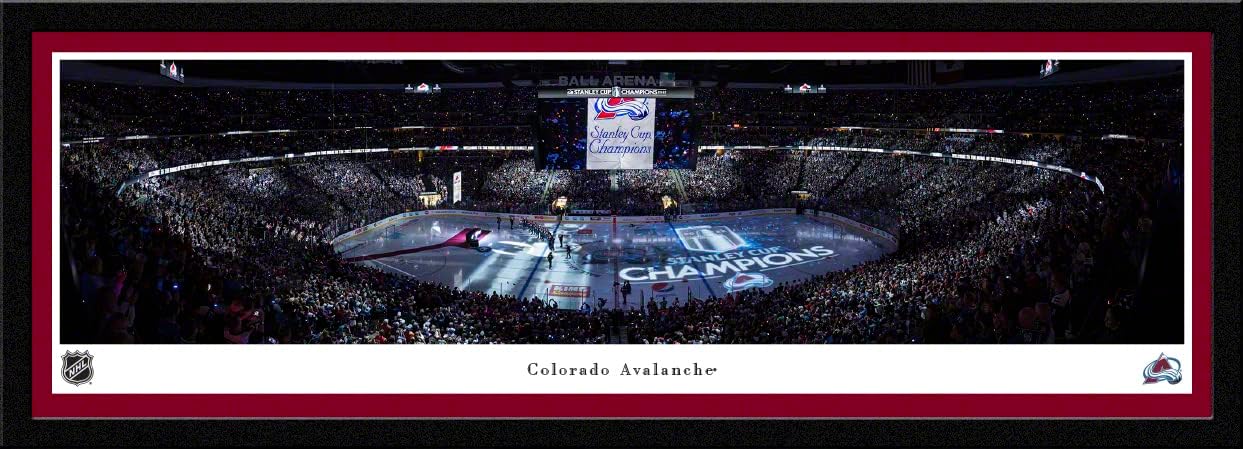 Colorado Avalanche Banner Raising - Panoramic NHL Wall Decor and Posters by Blakeway Panoramas