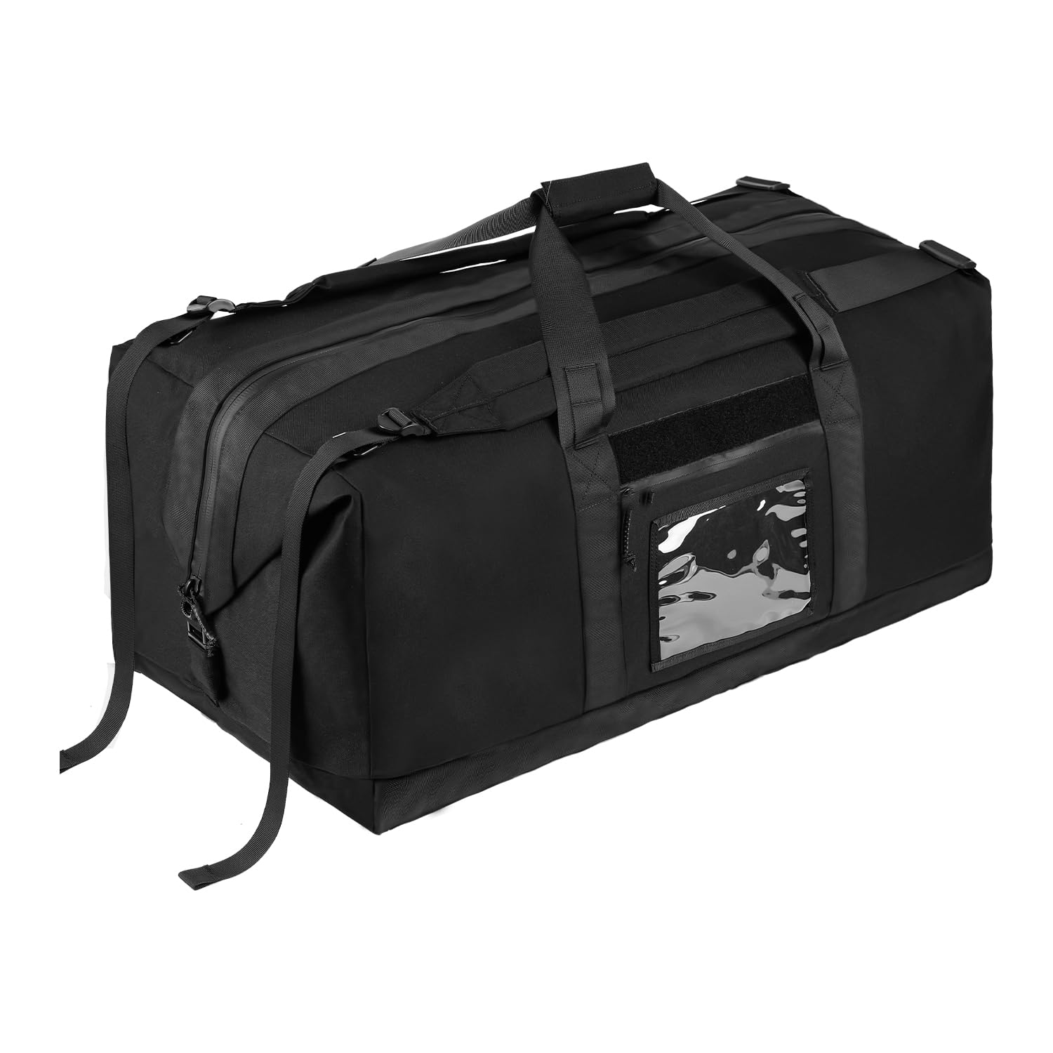 Borsa tattica per il tetto, 130 l, per il trasporto, borsa da viaggio, borsa da viaggio, per tiro, campeggio, escursionismo (nero)