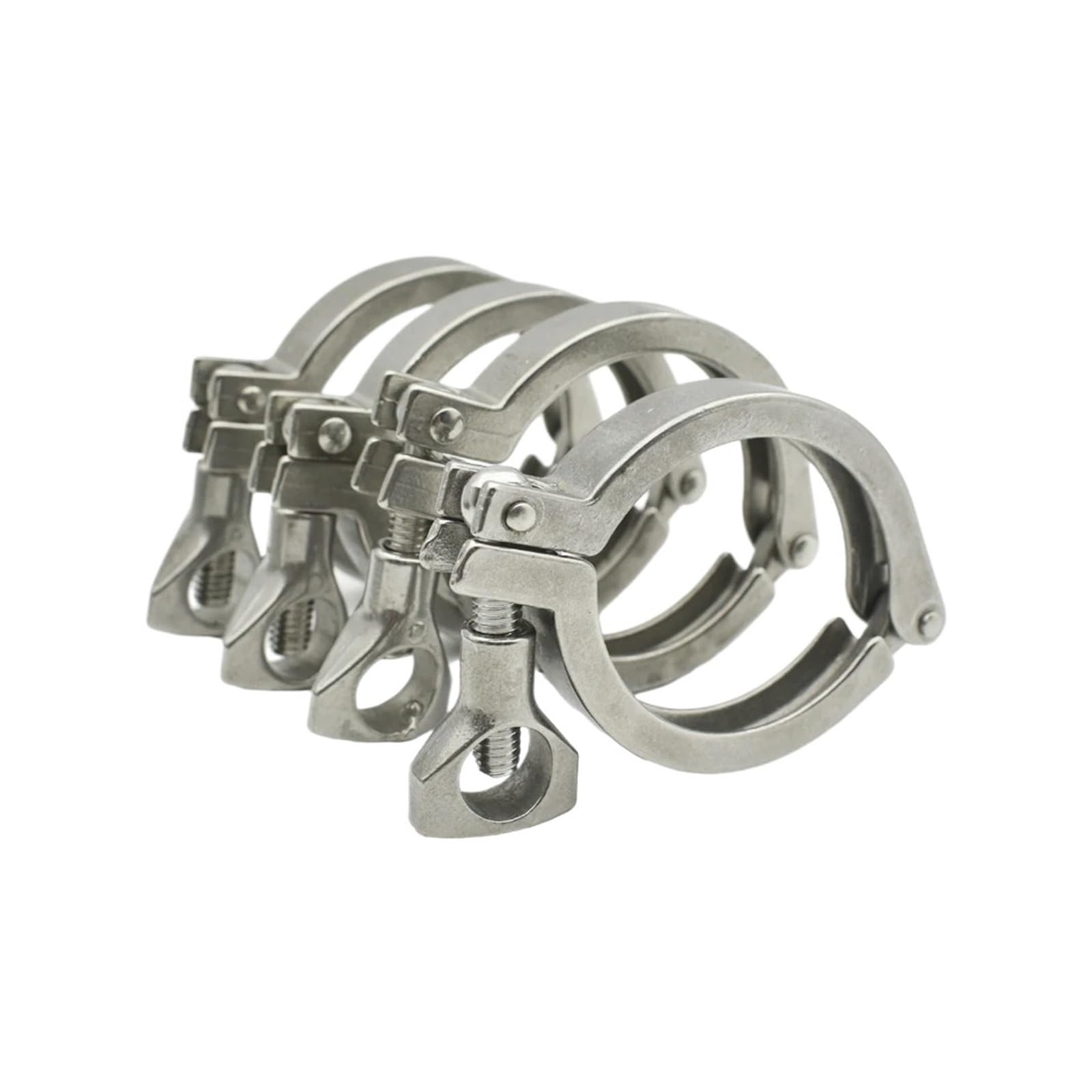 Morsetto triplo da 1,5"-4" in acciaio inossidabile 304 raccordo rapido 25,4/50,5/64/77,5/106/119 mm(K119mm)