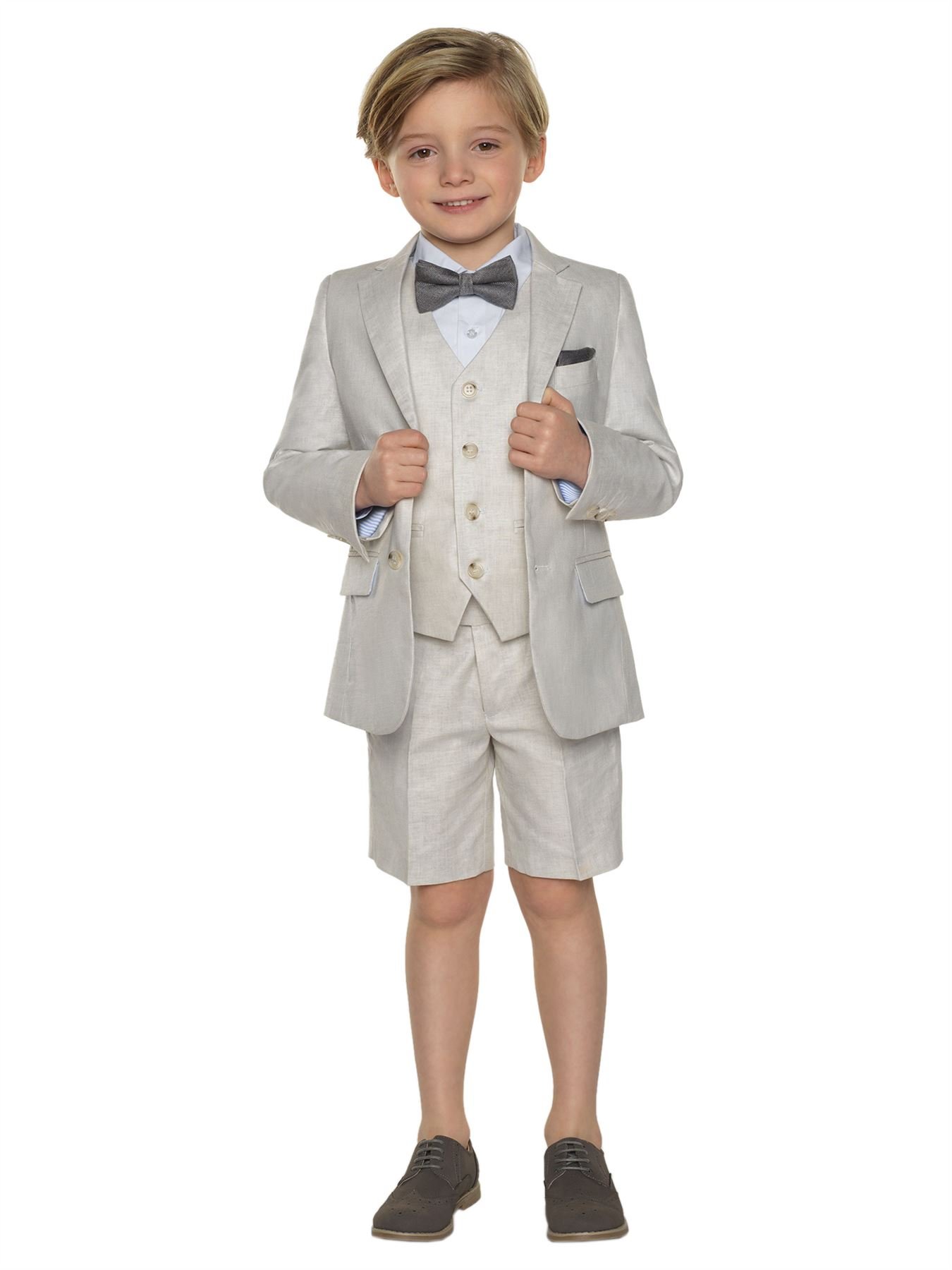 Paisley Of London Boys Suit Boys Linen Suit With Shorts