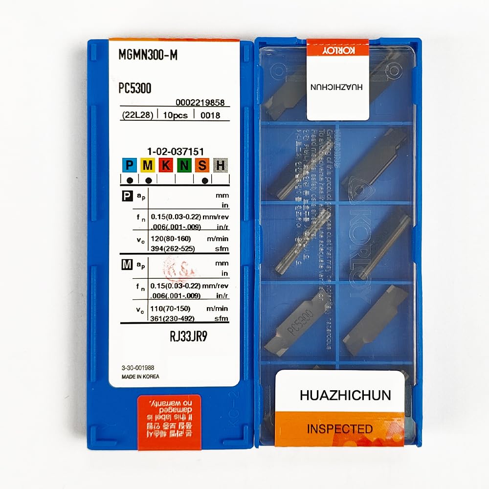 10pcs MGMN300-M PC5300 Lathe Turning and Grooving Tool CNC Turning Tool Free shiping Carbide Turning Inserts