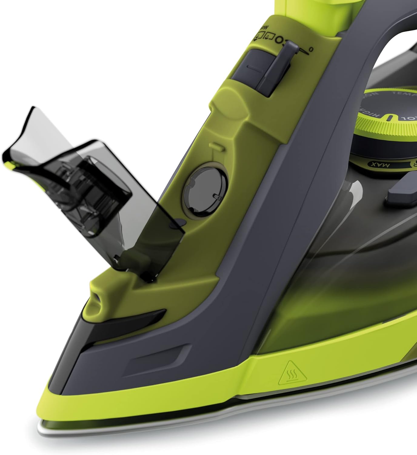 Close-up of the water tank opening on the Imetec Eco Perfect Steam Iron