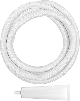 Dryer Door Seal Replace W10861521 W10730752 Fit for Whirlpool Admiral Amana Crosley Estate Inglis Kenmore KitchenAid Magic Chef Maytag Roper, Door Gasket Replacement Replace 10730752 W10389572