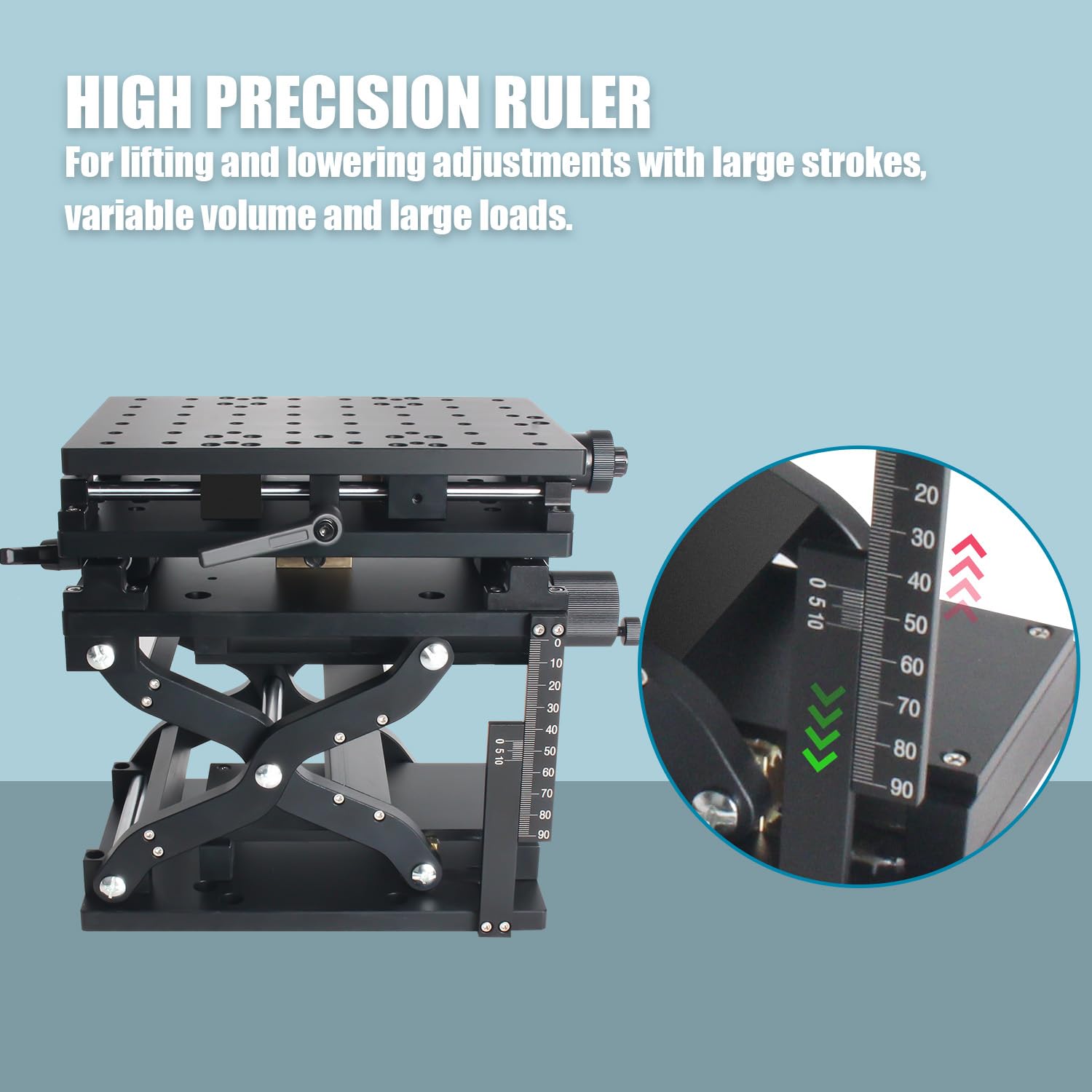 Xyz Rotation Scale Picker Snapklik.com : HTXYZ210 XYZ Axis 50x80x110mm Stroke Manual Stage ...