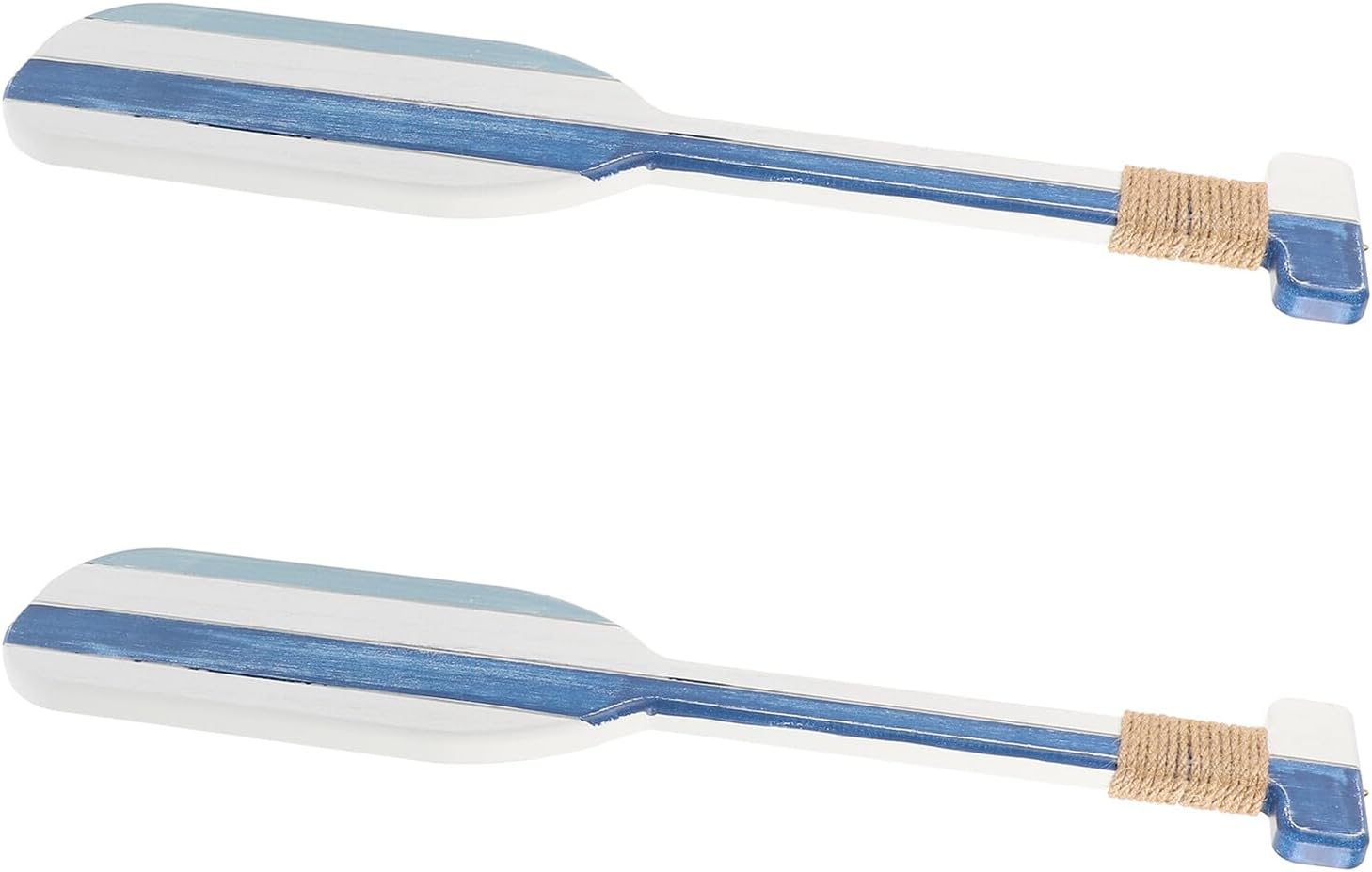 HEANUJJ Mediterranean Style Wooden Double Oar Decors Shell Ornament Rope Hanging Wall Decor Beach House Paddle Door Hanging Ornament Home Decoration