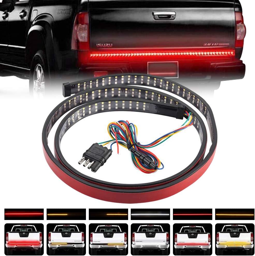 Barre LED Arrière Teguangmei 120 Cm 432 LED - Feu Stop, Clignotant, Recul Pour Voiture
