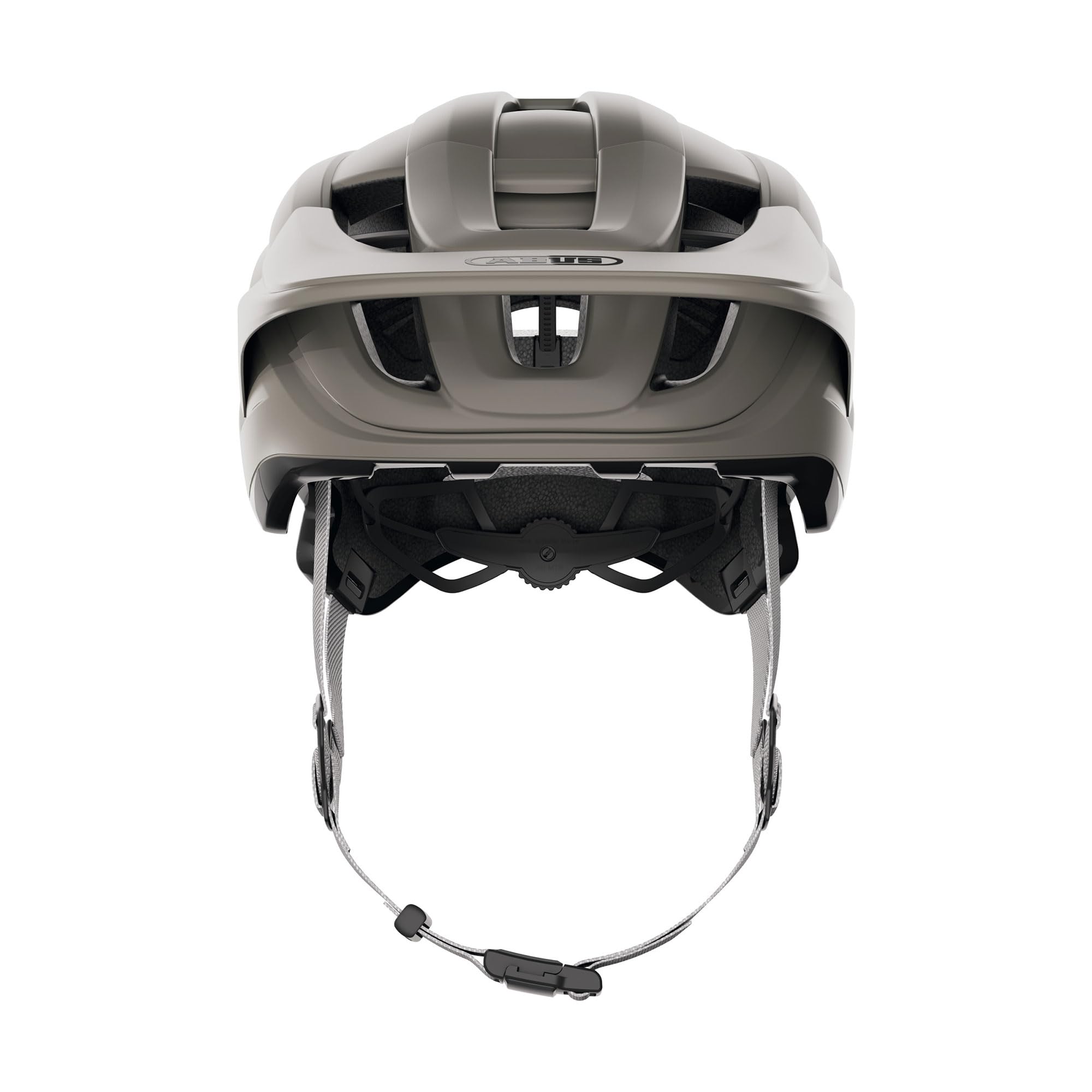 ABUS Cliffhanger MIPS Casco MTB para Bicicleta, Dust Grey, M | Casco de montaña con protección Mips, para Singletrail y Enduro, cierre magnético, visera regulable
